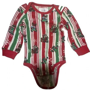 Buc-ees Baby One Piece Outfit Chrisrmas Size 12 Months Holidays